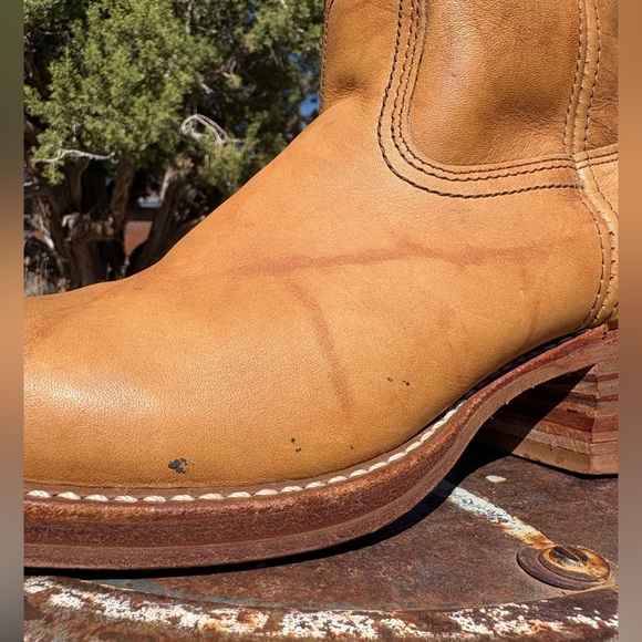 FRYE Campus 10L Short Boots In Banana Vintage - Picture 15 of 16